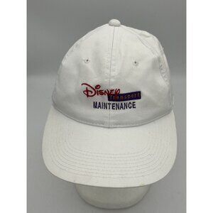 Vintage Disney Transport Maintenance Cast Member Hat Cap Bus Monorail